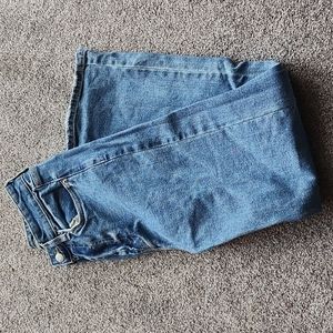 Highest Rise Straight Denim - Size 0